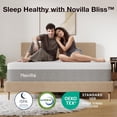 thumbnail image 5 of Novilla Bliss King Size Mattress, 10 Inch Gel Memory Foam King Mattress in a Box for Cool Night Sleep & Pressure Relief with Spine Alignment, Motion Isolation, CertiPUR-US Certified, 5 of 8