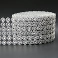 thumbnail image 6 of Sparkling Flower Mesh Ribbon Plastic Rhinestone Wrap Roll Clothes Jewelry Belt Trim, 6 of 10