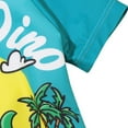 thumbnail image 4 of URMAGIC 1-5T Toddler Baby Boys Short Sleeve Rash Guard Trunks Two Pieces Swimsuits Cartoon Swimwear, 4 of 5