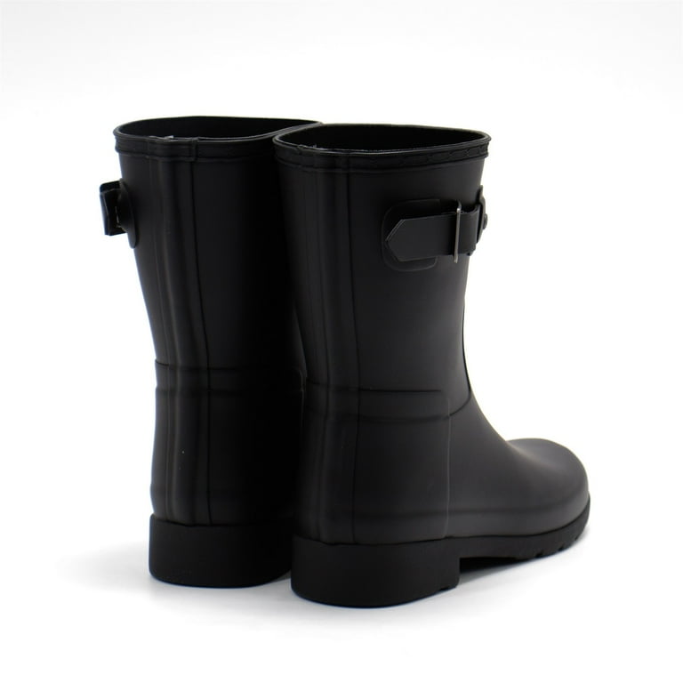 Hunter Women's Original Refined Slim Fit Short Boots, Black