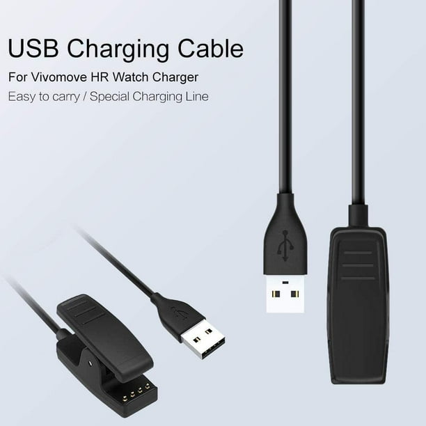 Portable USB Watch Charger Replacement Charging Cable for Vivomove