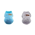 thumbnail image 1 of (2-Pack) Rinsvye Pet Dog Puppy Classic Dog Sweater Size Small Sweater Fleece Sweater Clothes Sweaters for Small Dogs Warm Sweater Winter, 1 of 5