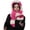 Pink, variant on Kukuzhu Fuzzy Scarf Accessories Striped Scarf Winter Scarf Sweater Scarf Sweater Scarf Aesthetic Accessories