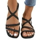 thumbnail image 2 of MKLEKYY Sandalias de Playa para Mujer, Sandalias Elásticas de Cuero de Moda de Verano para Mujer, Sandalias de Playa para Exteriores, 2 of 4