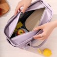 thumbnail image 3 of Bolsa de Almuerzo para Mujeres/Hombres Gran Caja de Almuerzo Aislada con Correa de Hombro Ajustable, 3 of 12