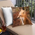 thumbnail image 1 of Ahgly Company Animals Fox Coussin Extérieur, 18 Pouces par 18 Pouces, 1 of 6