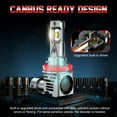 thumbnail image 4 of Fit Nissan Murano 2015-2018 Combo 6PC 6000K H9 H11 LED Headlights + H11 Fog Light Bulbs Kit, 4 of 13