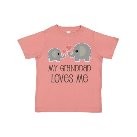 

Inktastic Granddad Loves Me Grandchild Gift Gift Toddler Boy or Toddler Girl T-Shirt