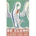 thumbnail image 2 of Krause, Erik-Hans 10x14 Black Ornate Wood Framed with Double Matting Museum Art Print Titled - Be clean in everything that concerns your baby, 2 of 4