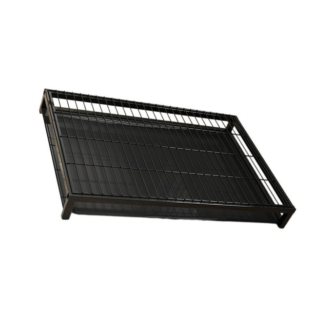 ziyahi Dog Potty Tray Toilet Versatile Sturdy Pee L Holder Training Tray Mesh Pad Pee black M
