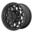 thumbnail image 4 of Kmc Km545 Trek 17X8 5X114.3 35Et 106.1Cb Satin Black Wheel, 4 of 6