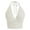 Z-White552, variant on Women's Tank Tops Solid Color Summer Hollow Knit Halter Neck Sleeveless Beach Boho Casual Stretchy Comfortable Breathable Leisure Female Camisole