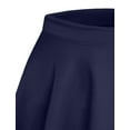 thumbnail image 4 of J. METHOD Women’s Skater Skirt Elastic Waist Casual Mini Flared Swing Pleated Skirts Made in USA NEWSK06 Navy S, 4 of 6
