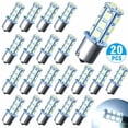 thumbnail image 1 of HLONK 20 Pcs RV Interior LED Light Bulbs  EEEkit BA15S 1156 Bright 7506 1141 1003 13-SMD-5050 6000K  Pure White Replacement Lamps for Car Rear Turn Signal Lights Interior RV Camper 12V, 1 of 9