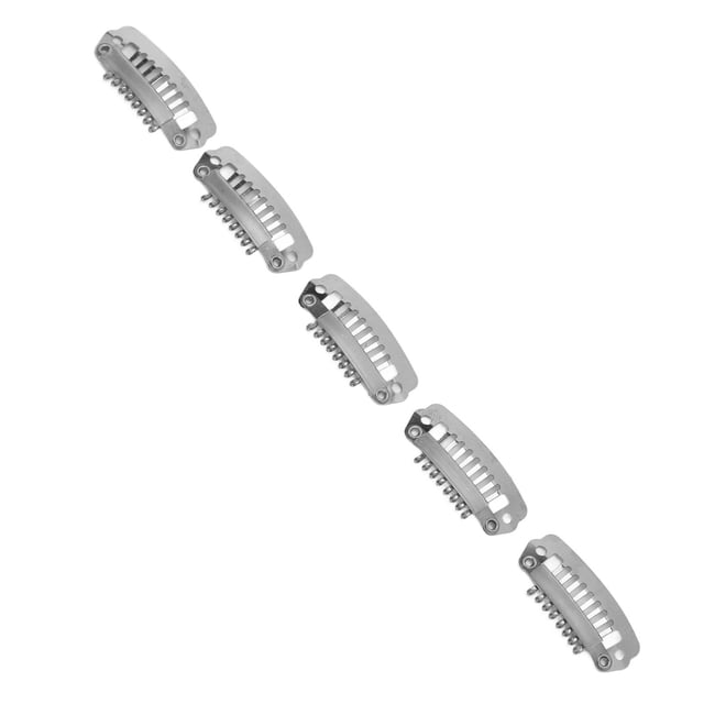 Comb Clip, Safe 1.1in Ergonomic 50pcs Clip For Hairstylist For Home Silver