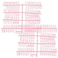 thumbnail image 5 of WEUVEB Message Board Letters Modern Minimalist 2 Pcs, 5 of 8
