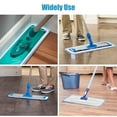 thumbnail image 3 of 5-pack Microfiber Cleaning Mop Pads, Wet & Dry Use, Replacement Mop Head for Flat Mop, Washable & Reusable Mop Pads for Cleaning Hard Floor, 16.5 x 5.5 inches, 3 of 8