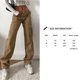 thumbnail image 1 of Pantalones Cargo informales de cintura baja, ropa informal suelta gris Vintage, pantalones vaqueros holgados para mujer, pantalones rectos Sexy Y2K de gran tamaño de calle alta Tan Jianjun unisex, 1 of 2