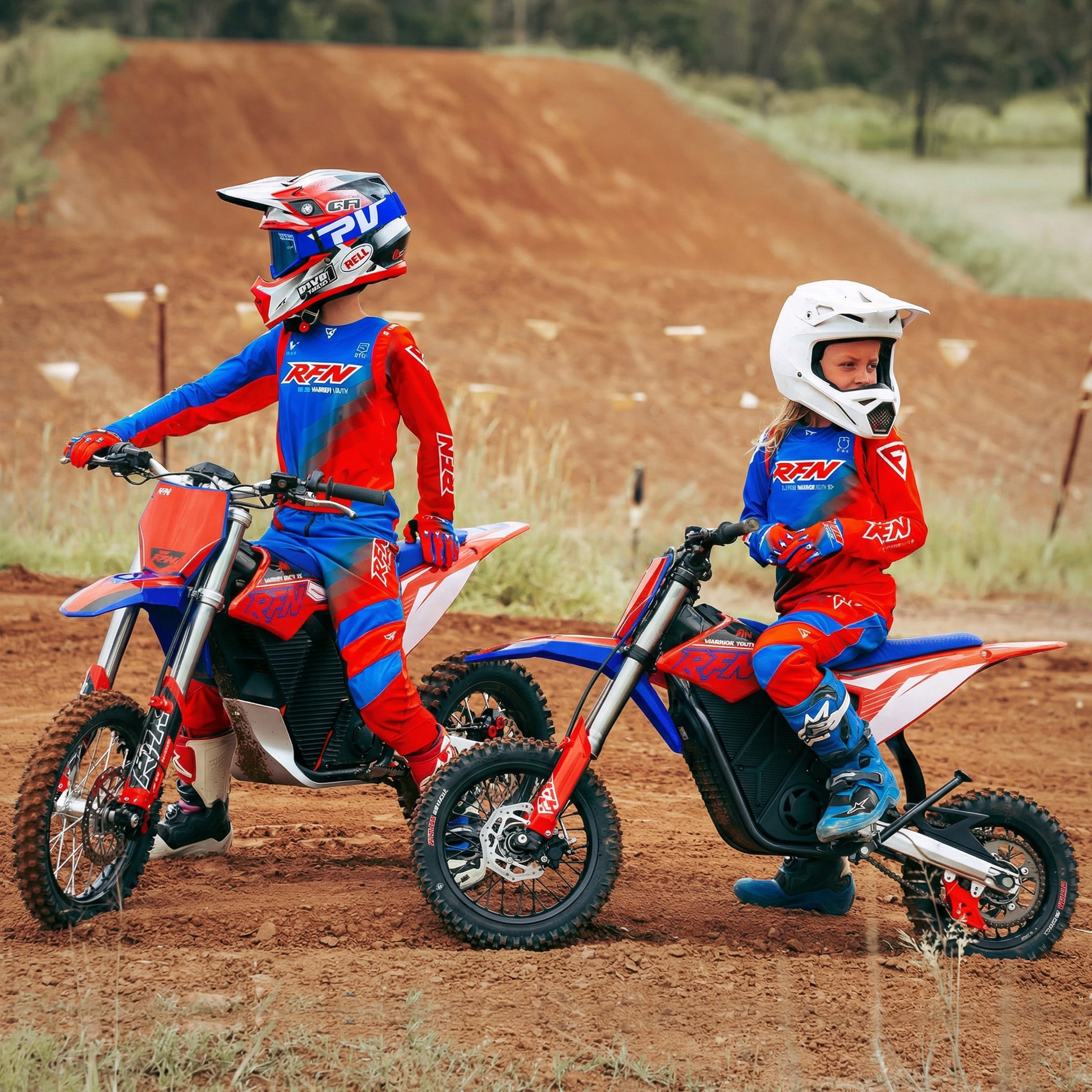 RFN Electric Dirt Bike Peak 2000W 48V 15Ah Electric off-Road Motorcycle Teens & Adults, Max 30MPH & 22Nm Torque Mountain Dirt Bike for Age 12+