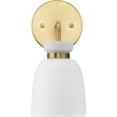 thumbnail image 6 of Lexie Collection One-Light Brushed Gold Contemporary Vanity Light, 6 of 10