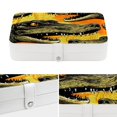 thumbnail image 4 of Crocodile Jewelry Box Organizer Storage Box with Removable Compartment, Portable PU Leather Jewelry Boxes, 4 of 6