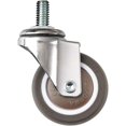 thumbnail image 2 of 4 Roulettes Réglables - M6 X 15mm - Filetage 25mm - Caoutchouc Souple - Filetage TPE - Mini Roues (25mm) - Compatible avec Diverses Marques, 2 of 4
