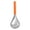 Orange, variant on LShunze Ice Cream Scoop,9.65 inches Nonstick Anti-Freeze One Piece Aluminum Scooper Spoon, Heavy Duty Durable Design, Easy Clean, for Gelato, Cookie Dough, Sorbet, Almond