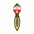 thumbnail image 1 of Red Ribbon 1st December World Symbol Bookmark Retro Office Label Page Marker, 1 of 4