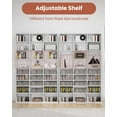thumbnail image 6 of DVD Storage Shelf with Adjustable Shelves, 8-Tier Modern Media Tower for CDs, DVDs, Video Games, DVD Rack Cabinet Organizer for Living Room, Bedroom, Office, 6 of 6