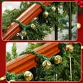 thumbnail image 6 of 25 Pcs 20 Inches Christmas Garland Ties with Bells Decorative Twist Ties Garland Hanger for Banister Stairs Railing Reusable and Flexible Twist for Xmas Holiday Decorations (Gold), 6 of 12