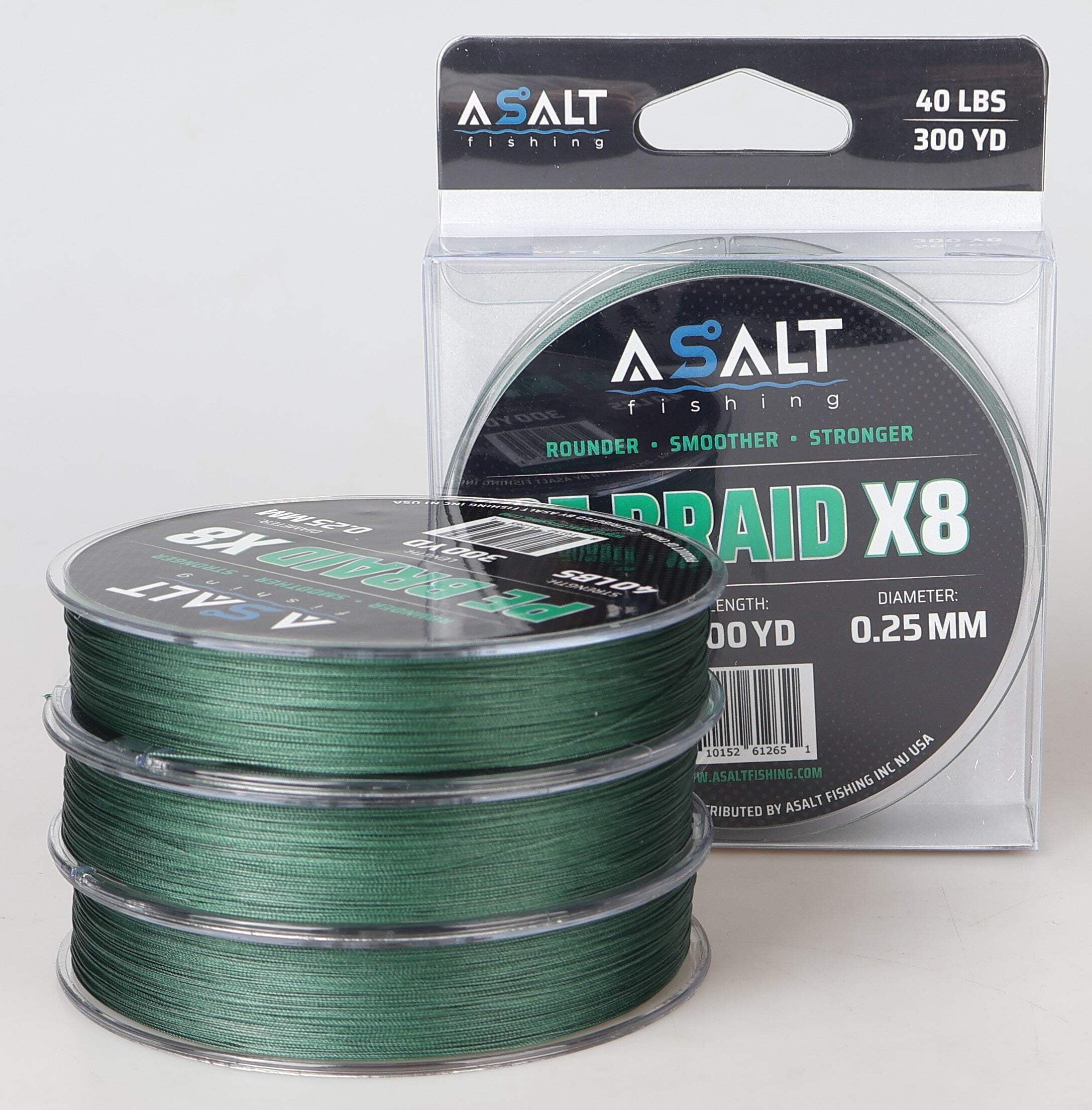 Berkley X5 Braid Fishing Line - Low-Vis Green, 0.25mm Diameter (0.010in), High Strength & Sensitivity