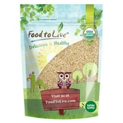 Organic Unhulled (Natural) Sesame Seeds, 1 Pound — Non-GMO, Raw, Vegan, Kosher — by Food to Live