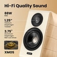 thumbnail image 5 of Restored Edifier S880DB MKII Active Bookshelf Speakers,2.0Computer Hi-Fi Speaker System,88W RMS Hi-Res Audio with LDAC Bluetooth USB-C Optical Coaxial RCA Input Subwoofer Output for Record Player TV, 5 of 7