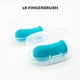 thumbnail image 5 of 2 cepillos de dientes de silicona para perros, diseño ergonómico, fáciles de usar, color azul., 5 of 5