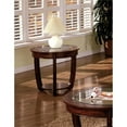 thumbnail image 2 of Furniture of America Tunton Solid Wood 1-Shelf End Table in Dark Cherry, 2 of 3