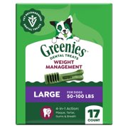 Greenies Adult Natural Dental Dog Treats Large Size, Blueberry Flavor, 12 oz. Pack, 8 Count