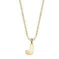 thumbnail image 4 of 1928 Jewelry Women's 14K Gold Dipped Minimalist Initial J Dainty Pendant Necklace, 20", 4 of 4