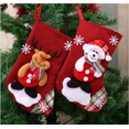 thumbnail image 2 of Mialoley Bas de Noël Chaussettes Santa Claus Snowman Jouet Bas Suspendus, 2 of 2
