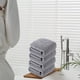 thumbnail image 5 of Toalla de baño de terciopelo para adultos, absorbente, ideal para el hogar, para secar el cabello, la playa o como toalla de baño con estampado de rayas. Suave al tacto, fácil de limpiar, de, 5 of 9