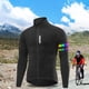 thumbnail image 1 of Chaqueta de ciclismo Abrigo cálido de manga completa Paseos en bicicleta Negro l Sharpla Chaqueta de ciclismo, 1 of 8