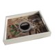 thumbnail image 1 of Platos Antideslizantes LED para Servir Perfecl Bandeja de fruta de madera LED Creativa Dorado 40x30x6cm, 1 of 8