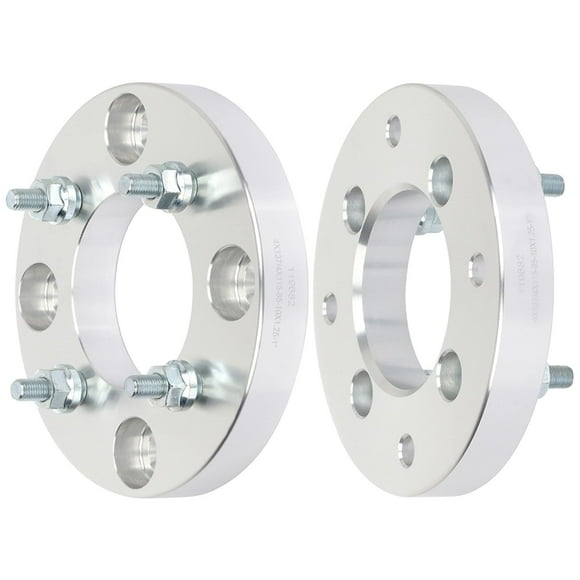 ROADFAR 2 Pcs Adaptateurs de Roues à 4 Crampons 4x137 à 4x115 1 Pouce d'Épaisseur Pas de Filetage 85mm 10x1.25 Entretoises de Roues Compatibles pour Outlander 330 2003-2005