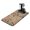 White-50, variant on Gothic Style Dish Drying Mat, Absorbent Coffee Bar Mat with Dark Steampunk & Lunar Eclipse Patterns, Leak-Proof Non-Slip Kitchen Counter Mat