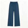 thumbnail image 5 of Rvasteizo Women Sweatpants Satin Cuffed High Waist Side Pocket Sleep Pants, 5 of 5