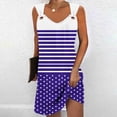 thumbnail image 2 of cfhntfmh Sundress for Women Sleeveless Print Lounge Dress Adjustable Strap Summer Baggy Tank Dresses, 2 of 5
