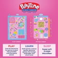 thumbnail image 2 of Playtime Edventures 3-Piece Twin Set Pink! Over 50 Fun Interactive Games & Puzzles. Ultra-Soft Microfiber (1 Fitted Sheet, 1 Flat Sheet, 1 Pillowcase). For Home and Even In Hospital use too., 2 of 5