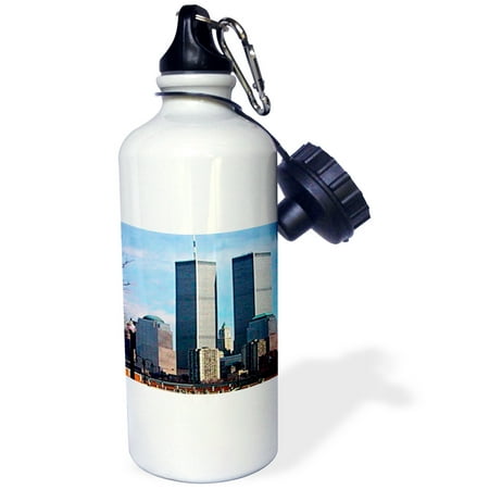 

3dRose World Trade Center Sports Water Bottle 21oz