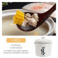 thumbnail image 2 of MasteelfCA 1Pc Ceramic Soup Bowl Small Stew Pot Practical Dessert Bowl Baking Tableware, 2 of 8