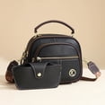 thumbnail image 2 of HGIEYS Vintage Leather Saddle Bag Purse for Women Small Tote Bag with Compartments Trendy Crossbody Purses for Women, 2 of 9