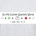 thumbnail image 3 of CafePress - Cocker Spaniel Light T Shirt - Men's Classic Graphic T-Shirt, 3 of 4